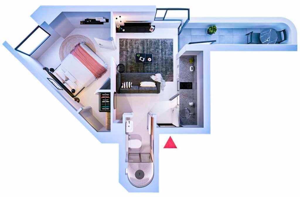 קייפטאון Flamingo Sea Point Sea View Luxury Best Position 1 Bedroom Apartment Queen Size Bed & Inverter For Tv מראה חיצוני תמונה
