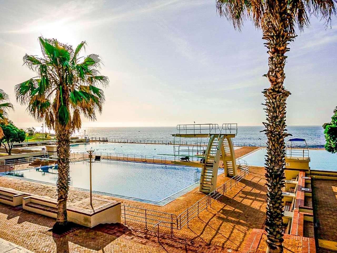 קייפטאון Flamingo Sea Point Sea View Luxury Best Position 1 Bedroom Apartment Queen Size Bed & Inverter For Tv מראה חיצוני תמונה