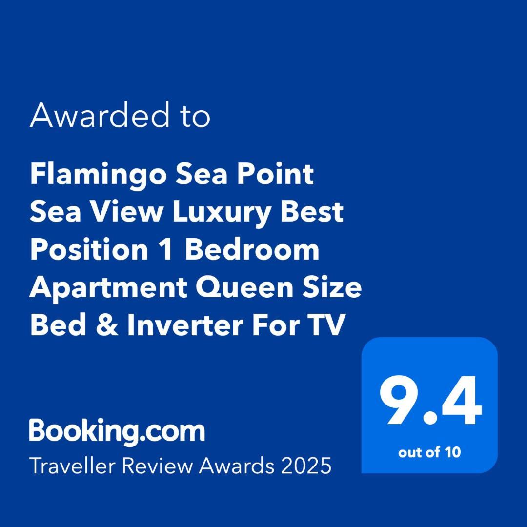 קייפטאון Flamingo Sea Point Sea View Luxury Best Position 1 Bedroom Apartment Queen Size Bed & Inverter For Tv מראה חיצוני תמונה